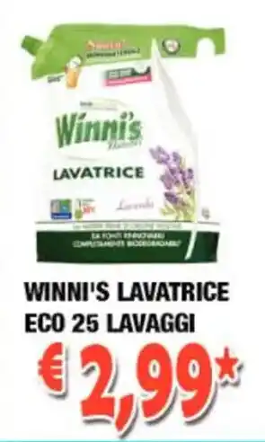 Cossuto Winni's Lavatrice Eco 25 Lavaggi offerta
