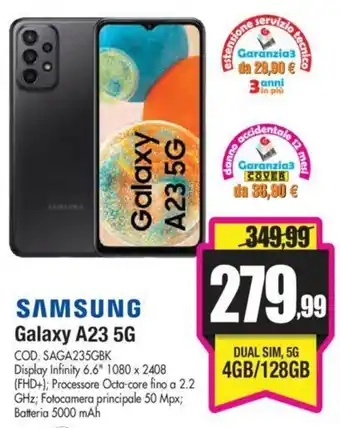 Wellcome Samsung Galaxy A23 5G offerta