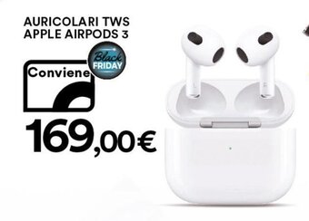 Auricolari TWS Apple Airpods 3
