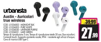 urbanista Austin - Auricolari true wireless