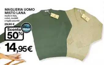 Maglieria Uomo Misto Lana
