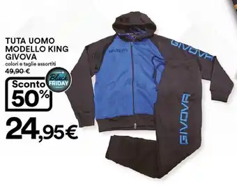 Ipercoop Givova Tuta Uomo Modello King offerta