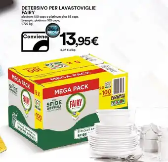 Ipercoop Fairy Detersivo per Lavastoviglie offerta