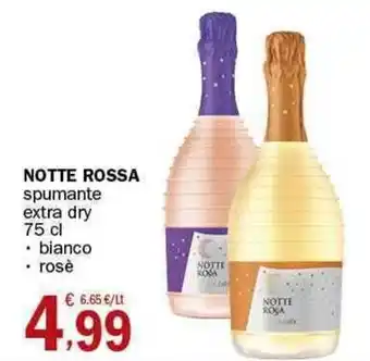 Crai Notte Rossa spumante extra dry 75 cl bianco, rosè offerta