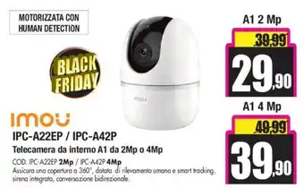 imou IPC-A22EP / IPC-A42P Telecamera da interno A1 da 2Mp