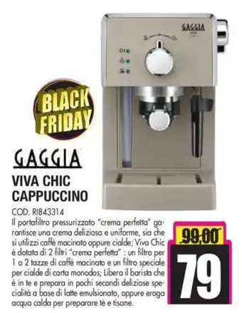 Gaggia Viva Chic Cappuccino