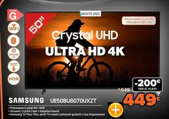 Expert Samsung UE50BU8070UXZT 50'' offerta
