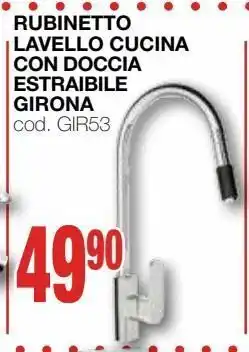 Mondo Brico Rubinetto lavello cucina con doccia estraibile girona offerta