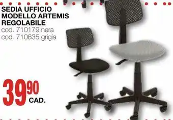 Sedia ufficio modello artemis regolabile