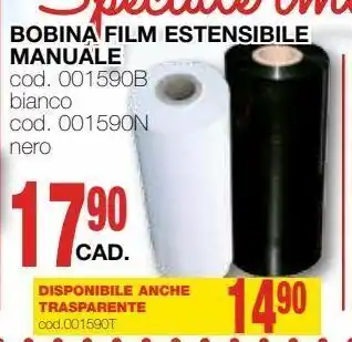 Bobina film estensibile manuale