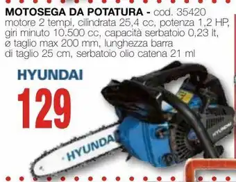 Mondo Brico Motosega da potatura offerta