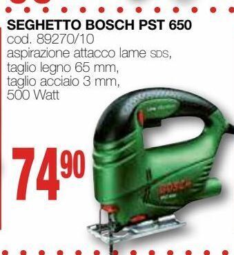 Mondo Brico Seghetto bosch pst 650 offerta