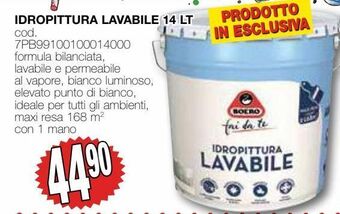 Mondo Brico Idropittura lavabile 14 lt offerta
