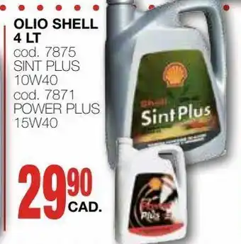 Mondo Brico Olio shell 4 lt offerta