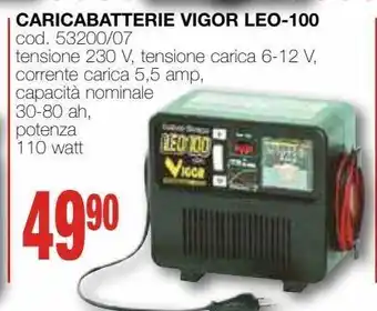 Mondo Brico Caricabatterie vigor leo-100 offerta