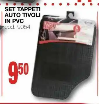 Mondo Brico Set tappeti auto tivoli in pvc offerta