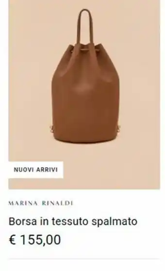 Borsa in tessuto spalmato