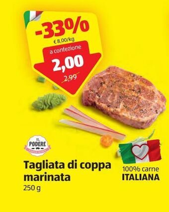 ALDI Tagliata di coppa marinata offerta