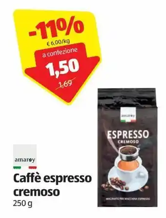 ALDI Caffe espresso cremoso offerta