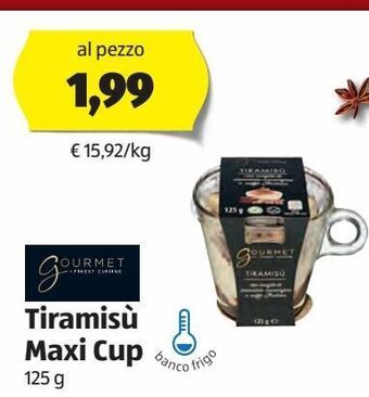 ALDI Tiramisu maxi cup offerta
