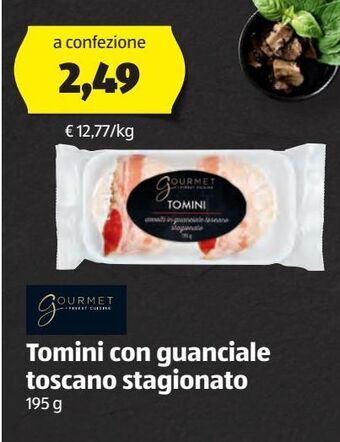 ALDI Tomini con guanciale toscano stagionato offerta
