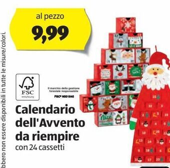 ALDI Calendario dell'avvento da riempire offerta