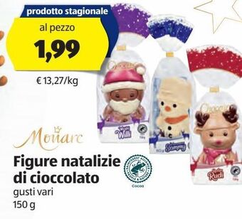 ALDI Figure natalizie di cioccolato offerta