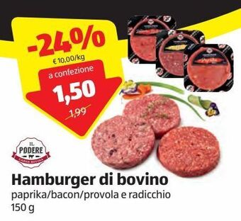 ALDI Hamburger di bovino offerta