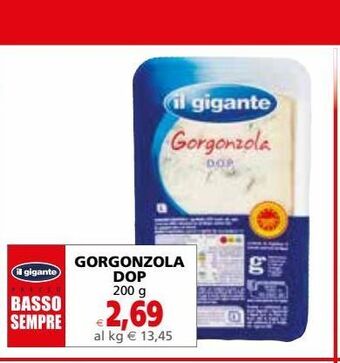 Il Gigante Gorgonzola dop 200g offerta