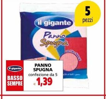 Il Gigante Panno spugna offerta
