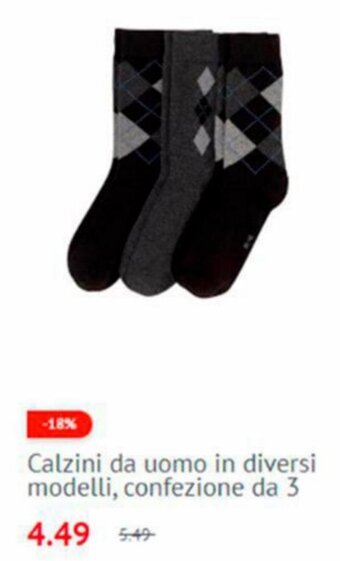 NKD Calzini da uomo in diversi modelli, confezione da 3 offerta