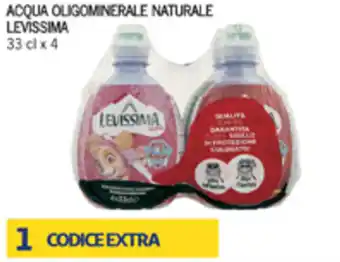 Iper Tosano Levissima Acqua Oligominerale Naturale 33 cl x 4 offerta