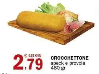 Crai Crocchettone speck e provola 480 gr offerta