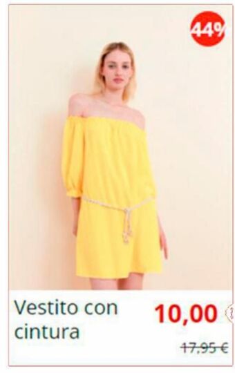 Piazza Italia Vestito con cintura offerta