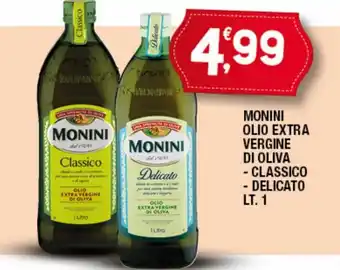 Monini Olio Extra Vergine di Oliva Classico/Delicato lt. 1