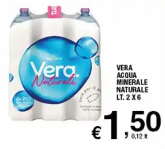 Vera Acqua Minerale Naturale lt. 2 x 6