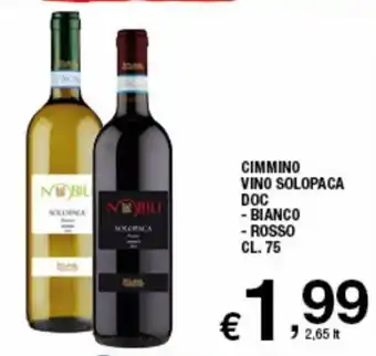Il Punto Sigma Cimmino Vino Solopaca DOC Bianco, Rosso cl. 75 offerta