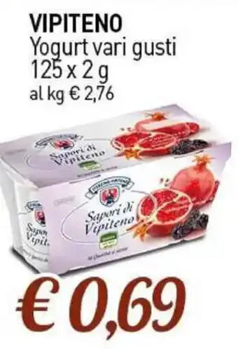 Marotta Vipiteno Yogurt vari gusti 125 x 2 g offerta