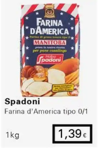 Iper Tosano Spadoni Farina d'America tipo 0/1 1kg offerta