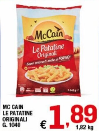 Mc Cain Le Patatine Originali g. 1040