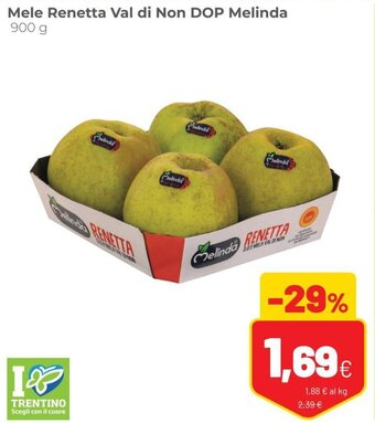 Coop Mele Renetta Val di Non DOP Melinda 900 g offerta