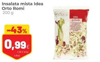 Coop Orto Romi Insalata mista Idea 200 g offerta