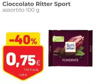Coop Ritter Sport Cioccolato assortito 100 g offerta