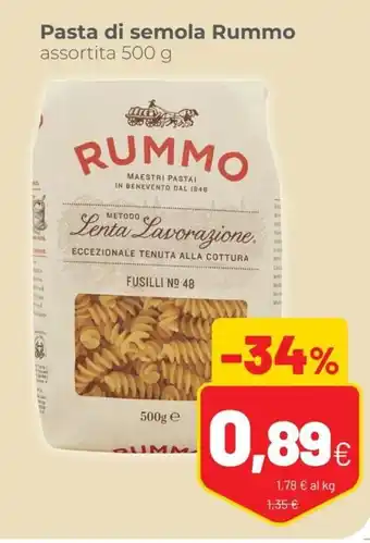 Coop Rummo Pasta di semola assortita 500 g offerta