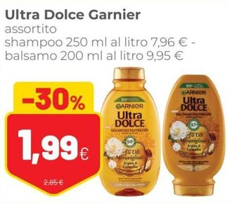 Coop Garnier Ultra Dolce assortito shampoo 250 ml / balsamo 200 ml offerta