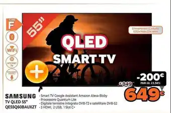Expert Samsung TV QLed 55" QE55Q60BAUXZT Smart TV offerta