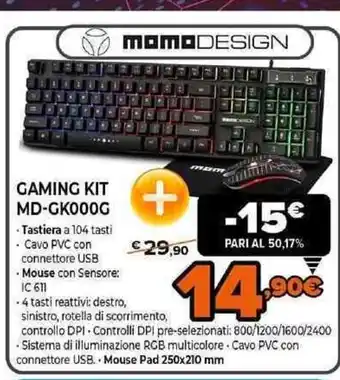 Expert Gaming Kit MD-GK000G offerta