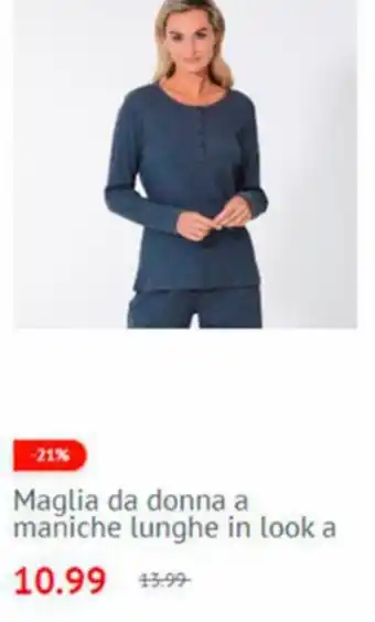 NKD Maglia da donna a maniche lunghe in look offerta