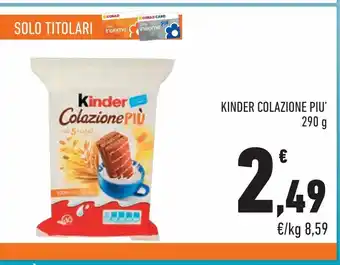 Conad City Kinder colazione più 290g offerta