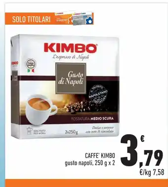 Conad City Caffè kimbo gusto napoli 250gx2 offerta